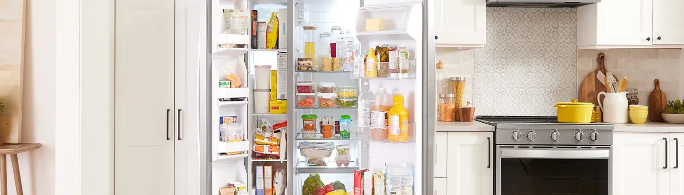 side-by-side refrigerator
